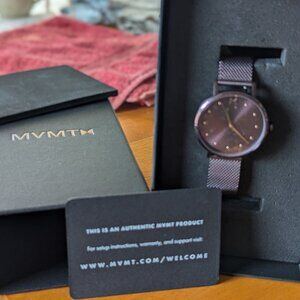 Brand-new! MVMT Woman's watch, Vibe purple.